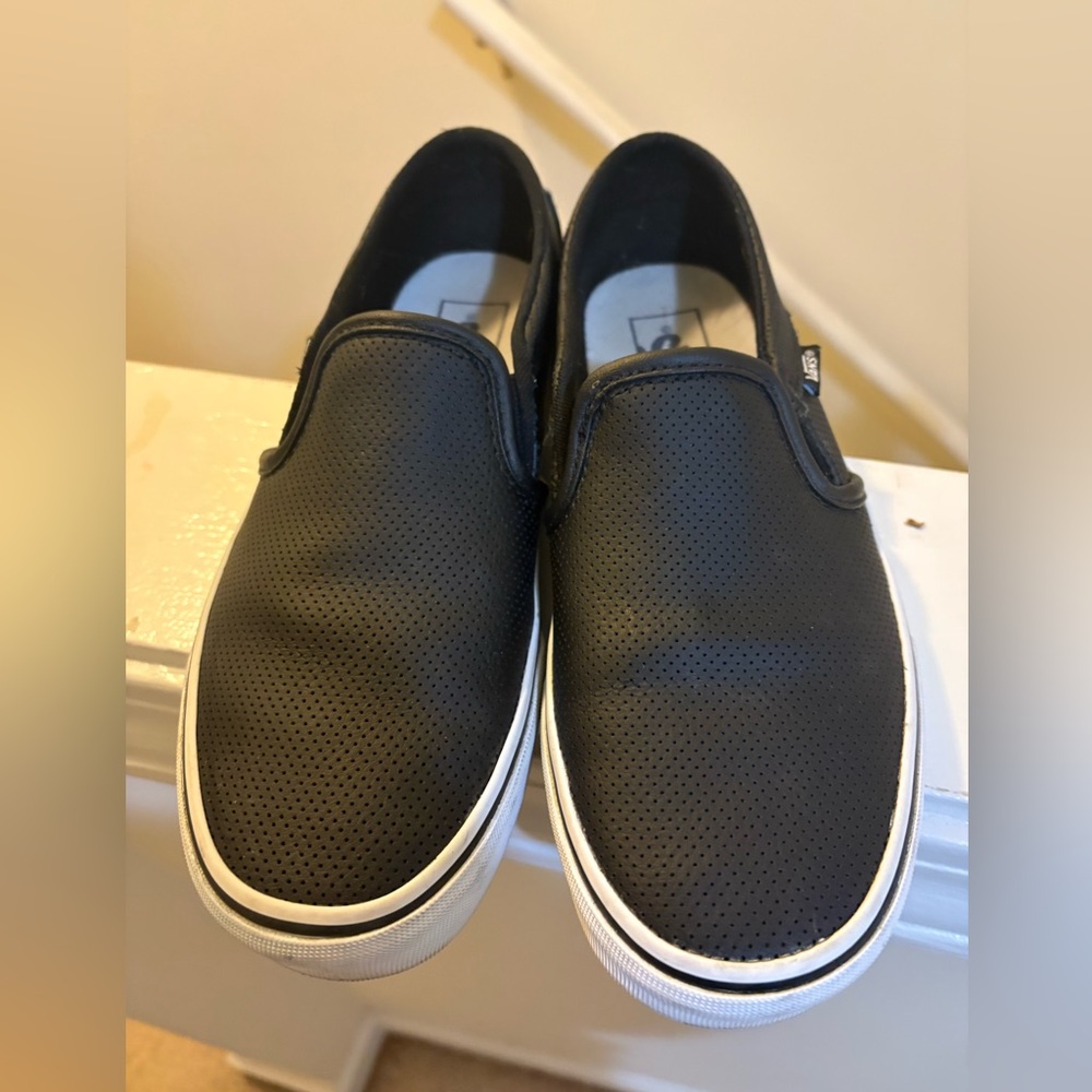 Vans Black Slip-On Sneakers